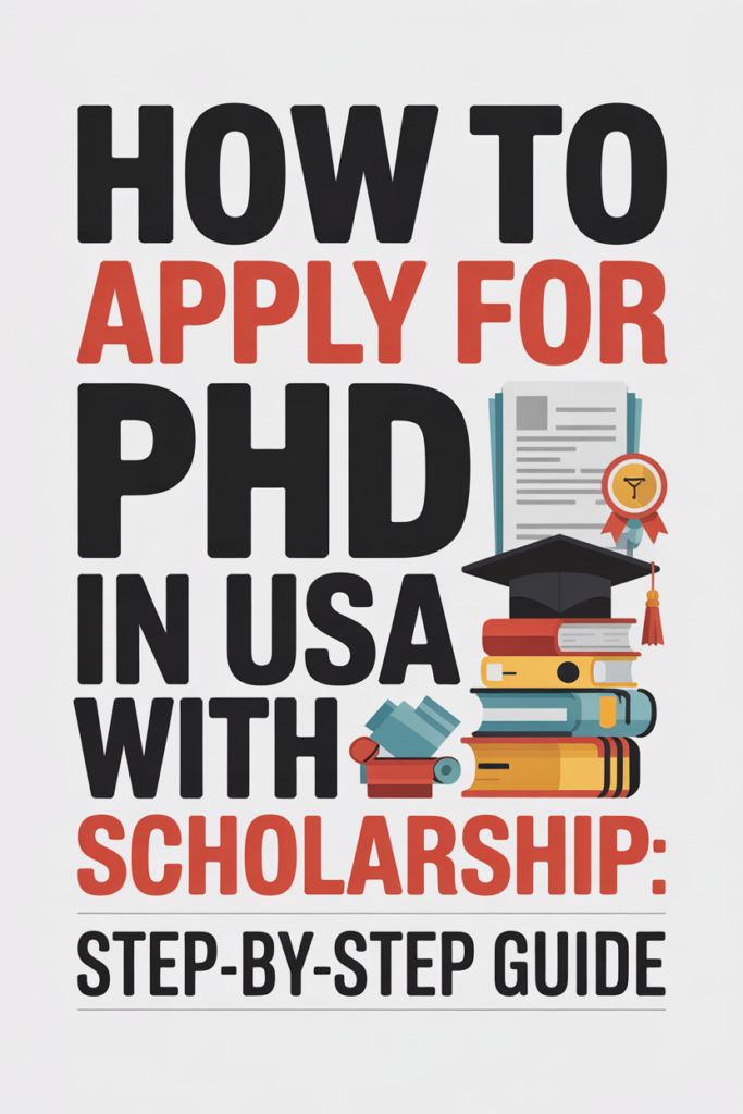 How to Apply for PhD in USA with Scholarship Step-by-Step Guide