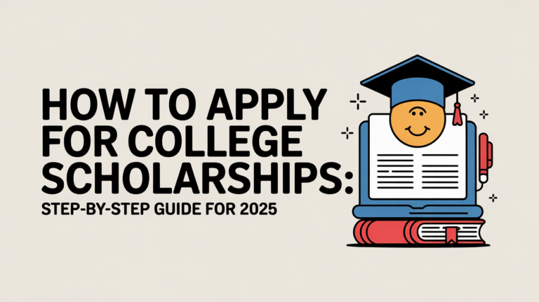 How to Apply for College Scholarships: Step-by-Step Guide for 2025