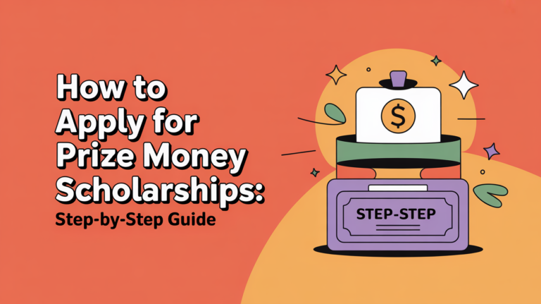 How to Apply for Prize Money Scholarships Step-by-Step Guide