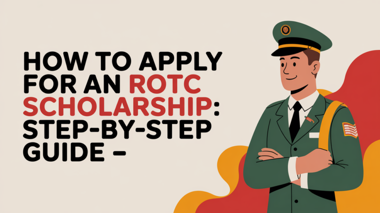 How to Apply for an ROTC Scholarship Step-by-Step Guide