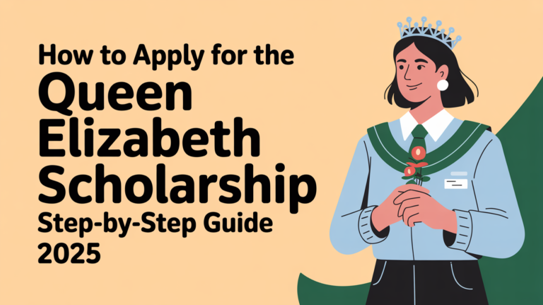 How to Apply for the Queen Elizabeth Scholarship: Step-by-Step Guide 2025
